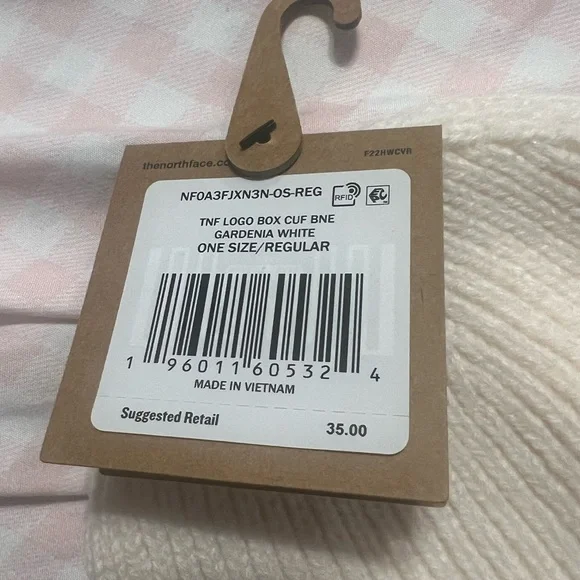 The North Face Cream Beanie - Picture 2 of 2